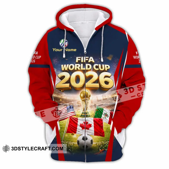 Unisex Shirt - Custom World Cup 2026 3D Shirt style option 4