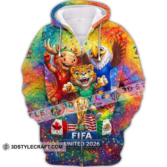 Unisex Shirt - Custom World Cup 2026 3D Shirt style option 3