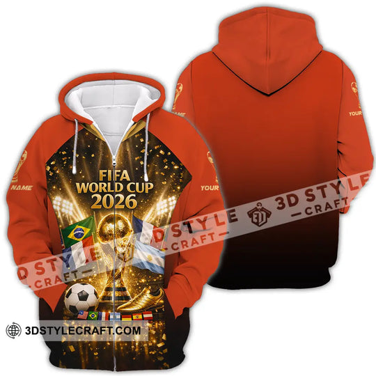 Unisex Shirt - Custom World Cup 2026 3D Shirt style option 4