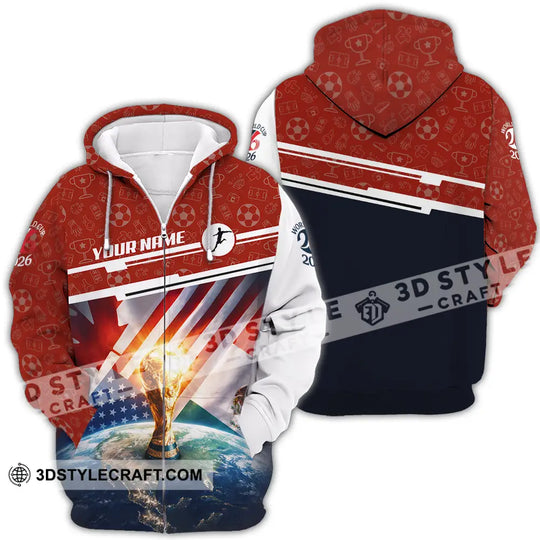 Unisex Shirt - Custom World Cup 2026 3D Shirt style option 4