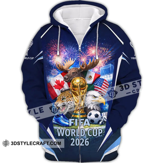 Unisex Shirt - Custom World Cup 2026 3D Shirt style option 3