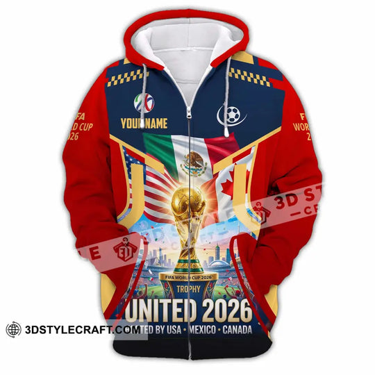Unisex Shirt - Custom World Cup 2026 3D Shirt style option 3