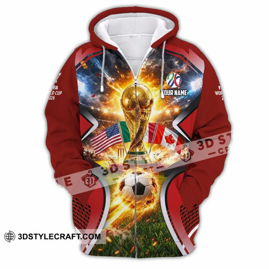 Unisex Shirt - Custom World Cup 2026 3D Shirt style option 3
