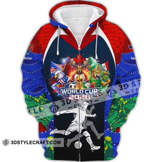 Unisex Shirt - Custom World Cup 2026 3D Shirt style option 3