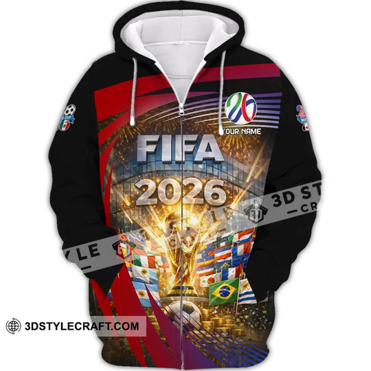 Unisex Shirt - Custom World Cup 2026 3D Shirt style option 3