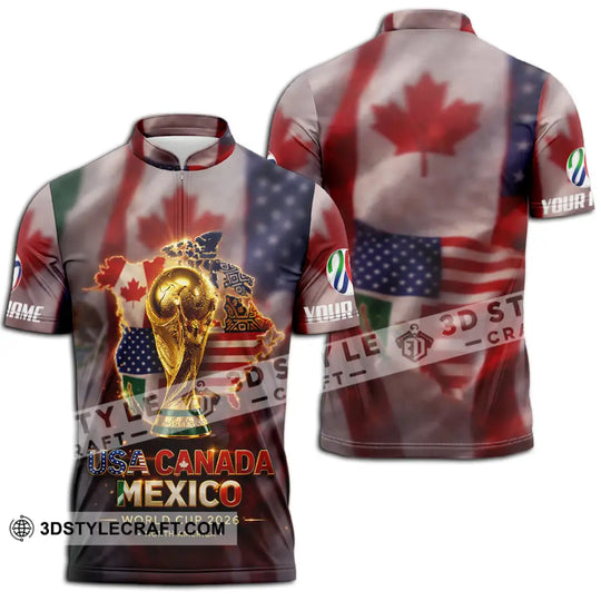Unisex Shirt - Custom World Cup 2026 3D Shirt style option 2