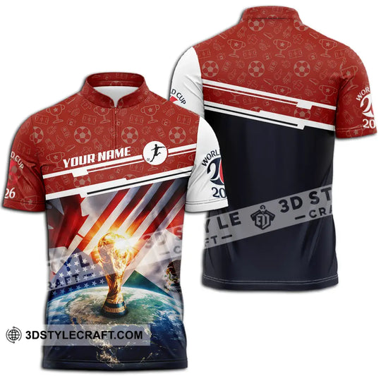 Unisex Shirt - Custom World Cup 2026 3D Shirt style option 2