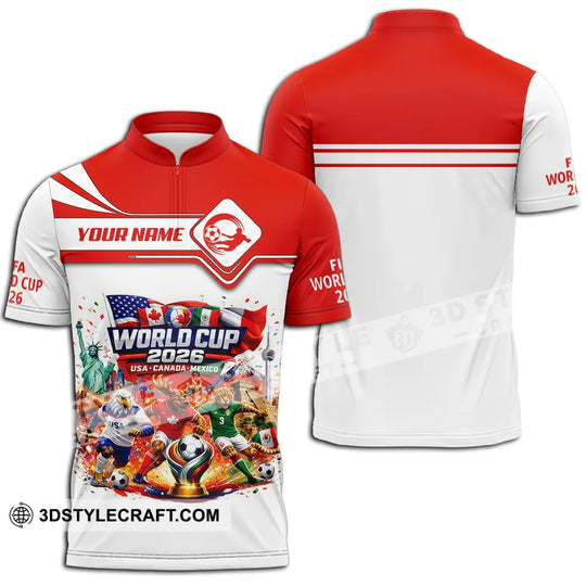 Unisex Shirt - Custom World Cup 2026 3D Shirt style option 3