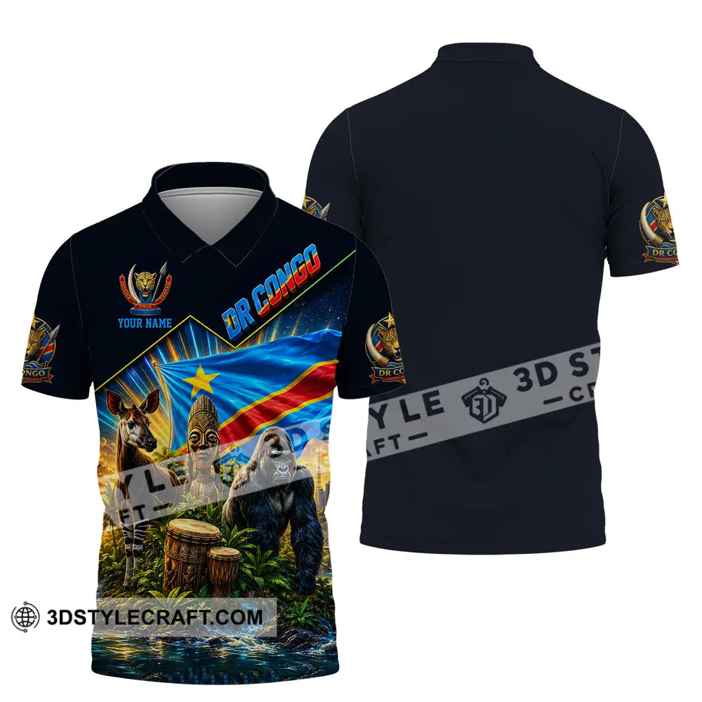 Unisex Shirt - Custom World Cup 2026 Dr Congo Shirt - Polo Shirt / S - T-shirt