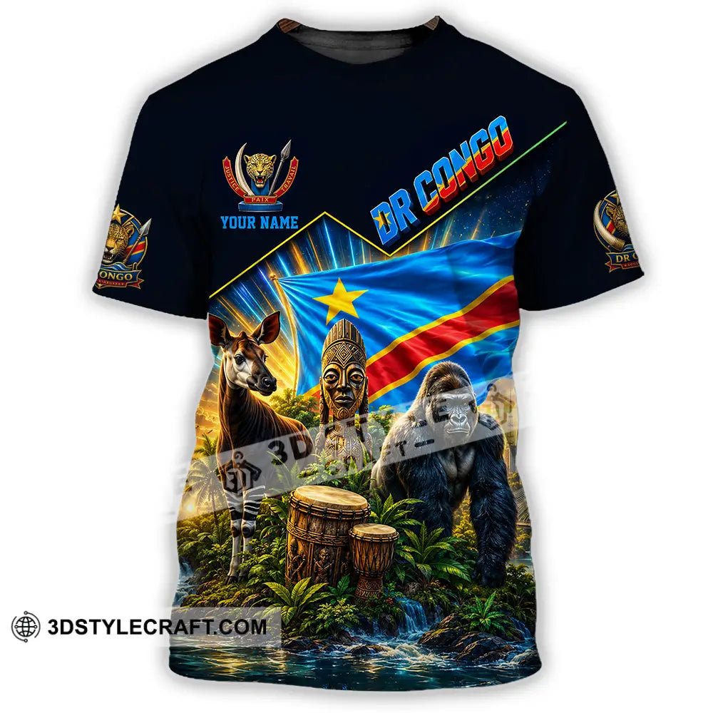 Unisex Shirt - Custom World Cup 2026 Dr Congo Shirt - T-Shirt / S - T-shirt