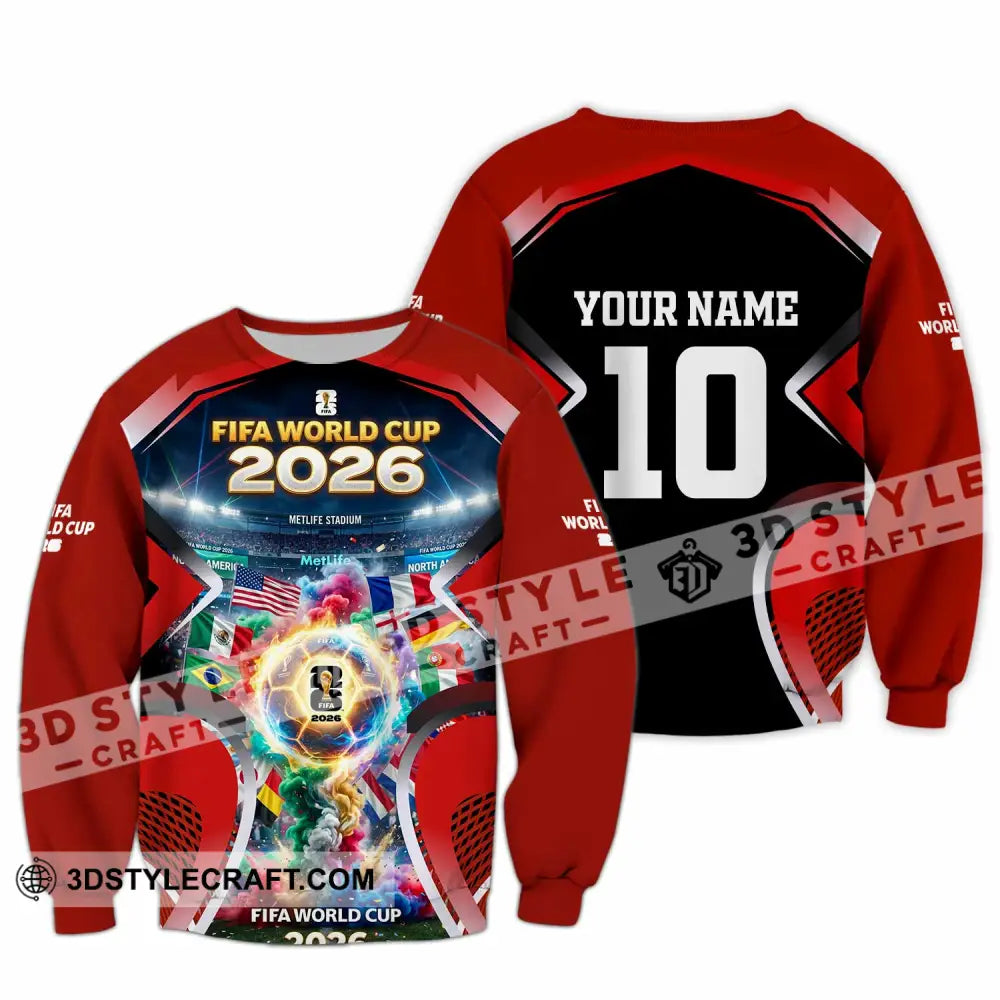 Unisex Shirt - Custom World Cup 2026 Shirt - Long Sleeve / S - T-shirt