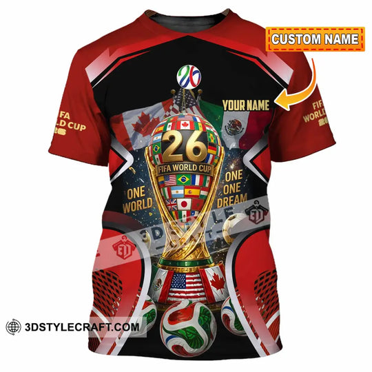 Unisex Shirt - Custom World Cup 2026 Shirt style option 1