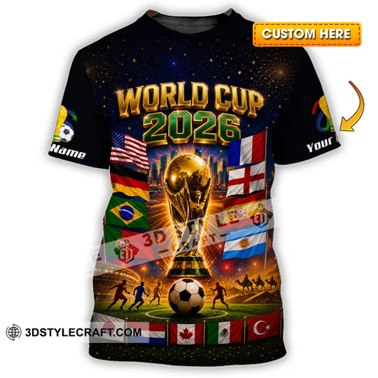Unisex Shirt - Custom World Cup 2026 Shirt style option 1