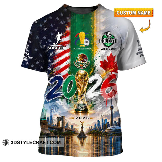 Unisex Shirt - Custom World Cup 2026 Shirt style option 1