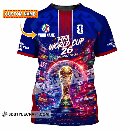 Unisex Shirt - Custom World Cup 2026 Shirt style option 1