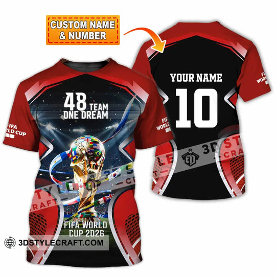 Unisex Shirt - Custom World Cup 2026 Shirt style option 1