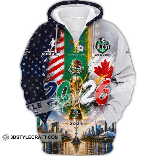 Unisex Shirt - Custom World Cup 2026 Shirt style option 3
