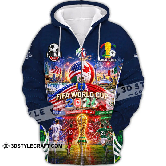 Unisex Shirt - Custom World Cup 2026 Shirt style option 3