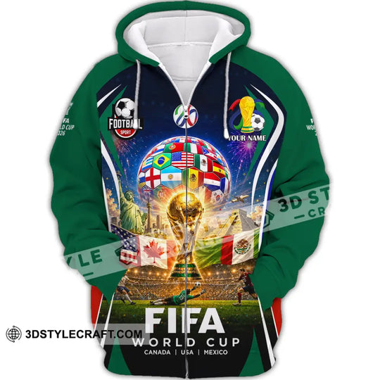Unisex Shirt - Custom World Cup 2026 Shirt style option 3