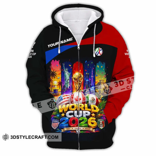 Unisex Shirt - Custom World Cup 2026 Shirt style option 3
