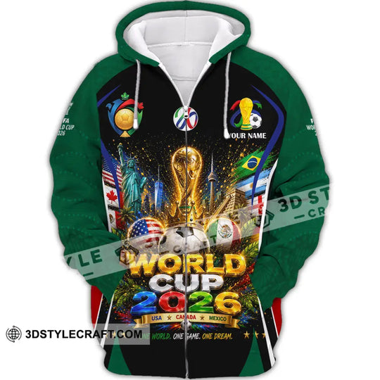 Unisex Shirt - Custom World Cup 2026 Shirt style option 3