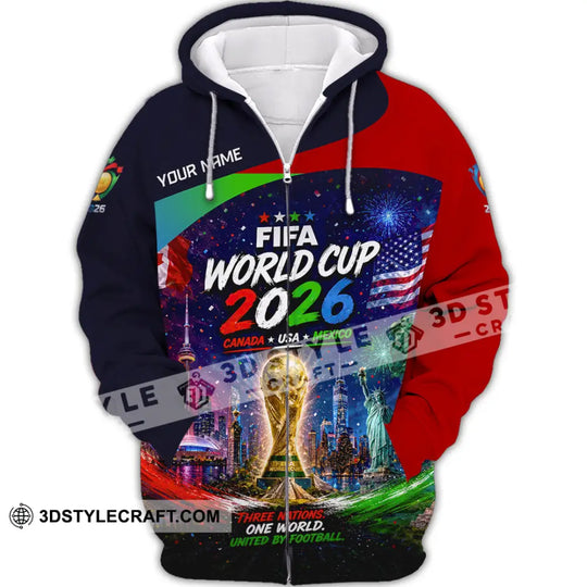 Unisex Shirt - Custom World Cup 2026 Shirt style option 3