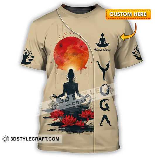 Unisex Shirt - Custom Yoga 3D Shirt style option 1