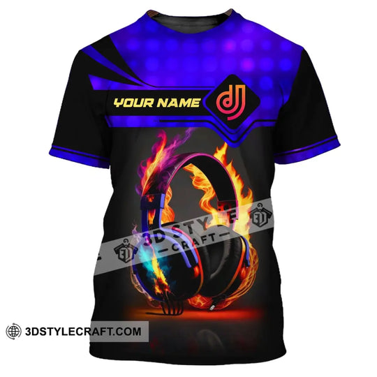 Unisex Shirt, Disc Jockey T-Shirt, Custom Name DJ Shirt, Gift For DJ style option 2