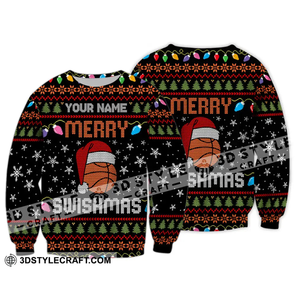 Unisex Shirt - Merry Swishmas Christmas Shirt Long Sleeve / S T-shirt