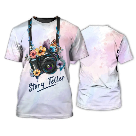 Unisex Shirt, Photographer Shirt, Story Teller, T-shirt For Photographers style option 1