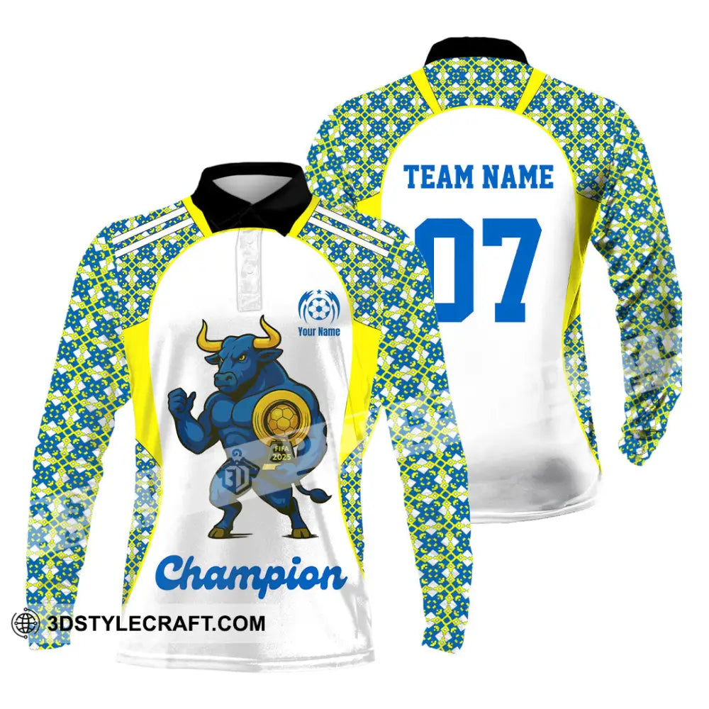 Unisex Shirt - Real Madrid Custom Fifa Club World Cup Shirt Long Sleeve Polo / S T-shirt