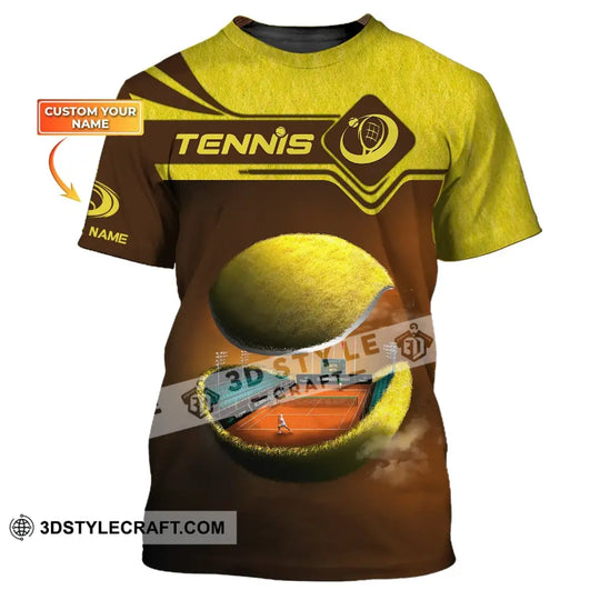 Unisex Shirt, Tennis Shirt, Tennis Ball T-Shirt, Tennis Lover Gift, Tennis Player Apparel style option 1