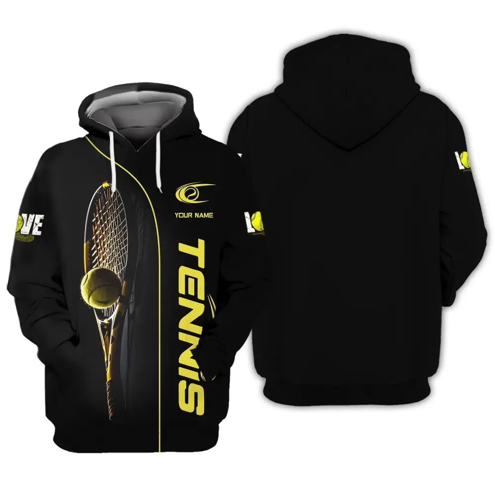 Unisex Shirt Tennis Love T-Shirt Lover Gift Player Apparel Hoodie / S