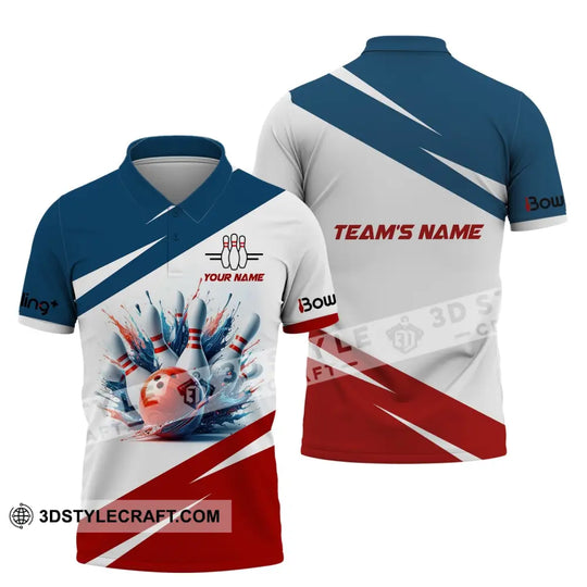 Unisex T-Shirt, Custom Name and Team Name Bowling T-Shirt, Bowling Club, Shirt For Bowling Lovers style option 4