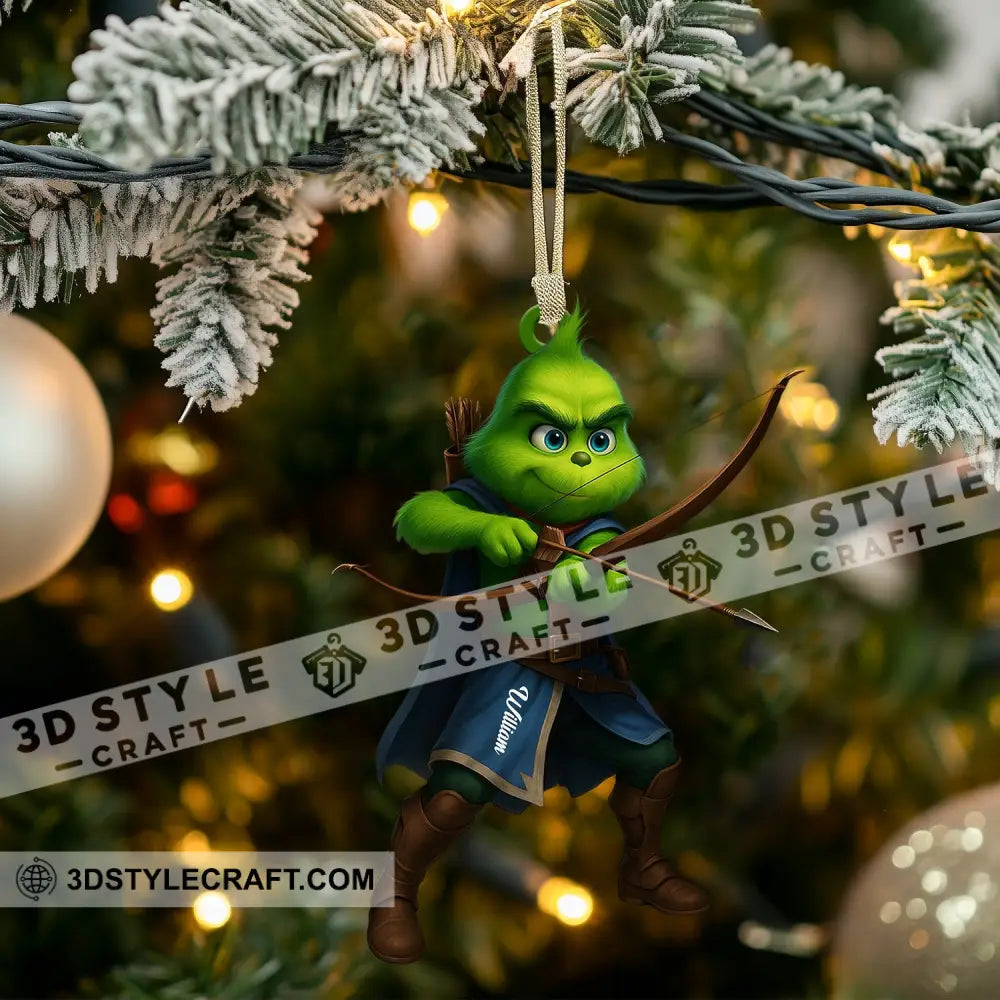 Warrior Home Decor Christmas Ornament Personalized Ornament Ornament