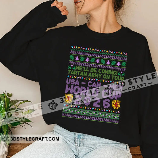 We Will Coming World Cup 2026 - Sweatshirt Sweatshirt / Black / S Apparel