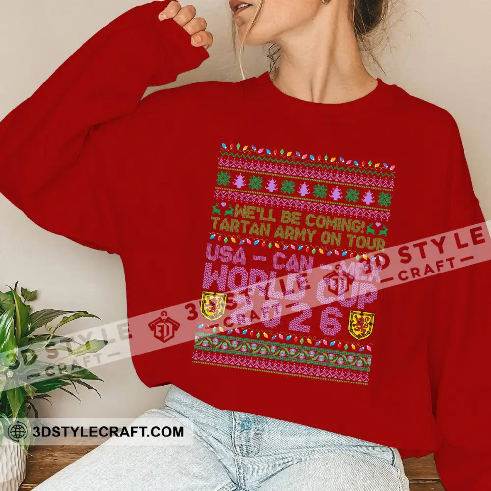 We Will Coming World Cup 2026 - Sweatshirt Sweatshirt / Red / S Apparel