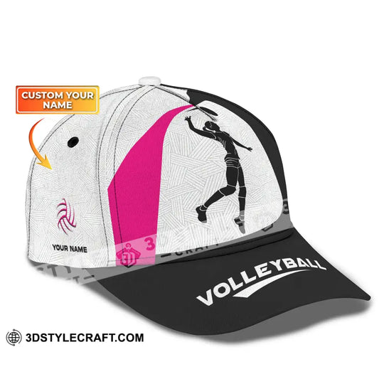 Woman Cap, Personalized Volleyball Cap, Volleyball Classic Cap, Volleyball Hat, Gift for Volleyball Lovers style option 1