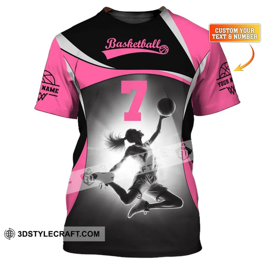 Woman Shirt, Custom Name and Number Volleyball Shirt, T-Shirt for Volleyball Team, Gift for Volleyball Players style option 1