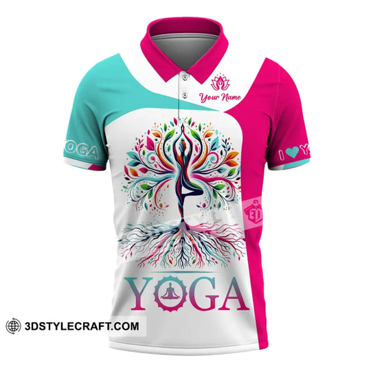 Woman Shirt, Custom Name Yoga Shirt, Yoga T-Shirt Hoodie Long Sleeve Shirt, Gift for Yoga Lover style option 4