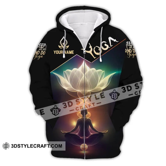 Woman Shirt, Custom Name Yoga Shirt, Yoga T-Shirt Hoodie Long Sleeve Shirt style option 3