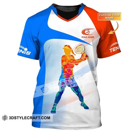 Woman Shirt, Tennis Shirt, Tennis Player Apparel, Tennis T-Shirt, Tennis Lover Gift style option 1