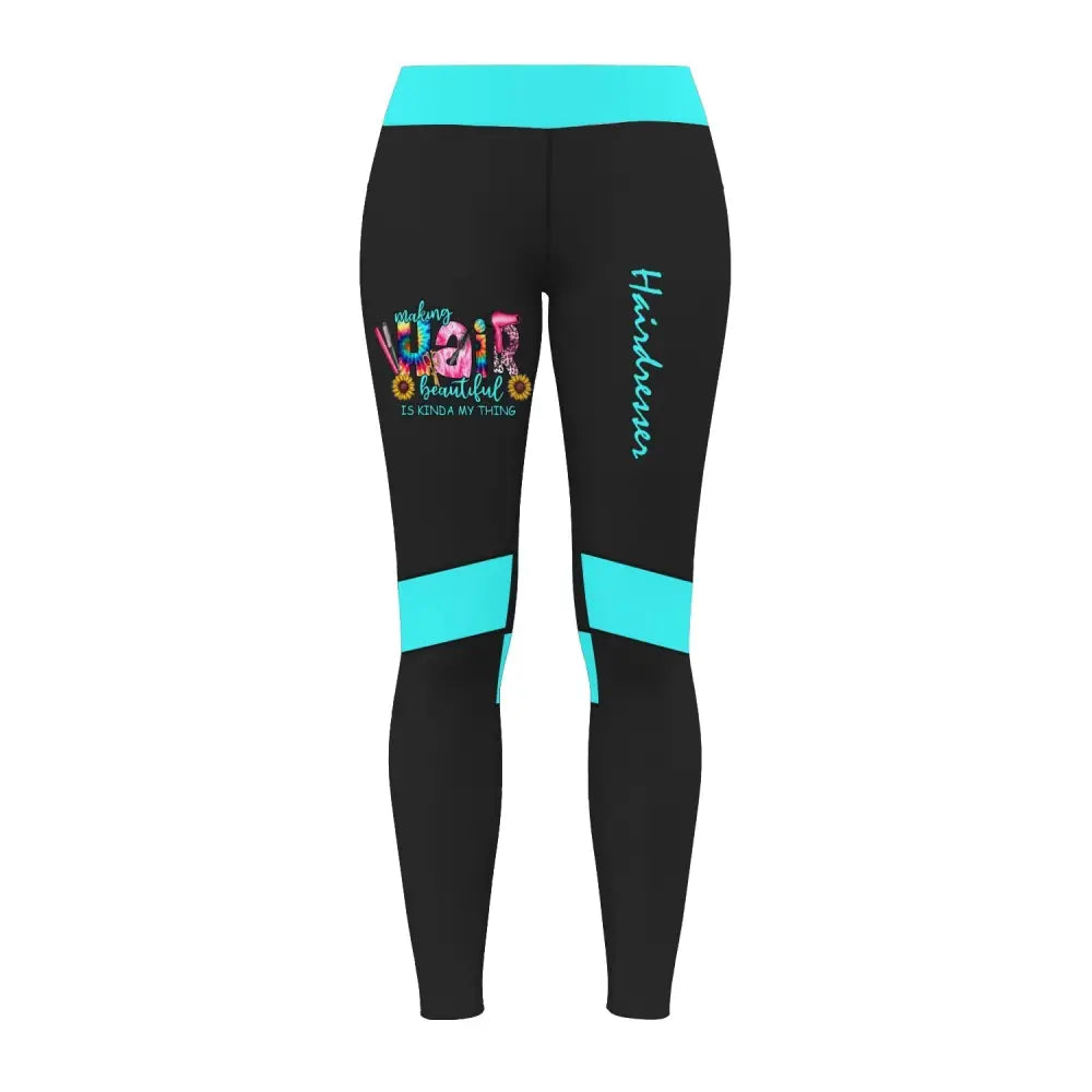 Women Clothing Hairdresser Legging Sportwear Pants For