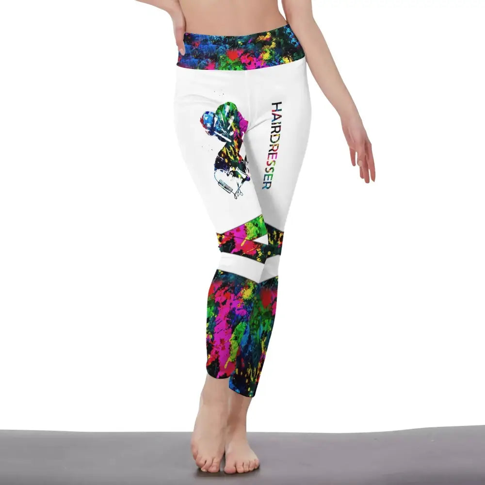 Women Clothing Hairdresser Legging Sportwear Pants For S