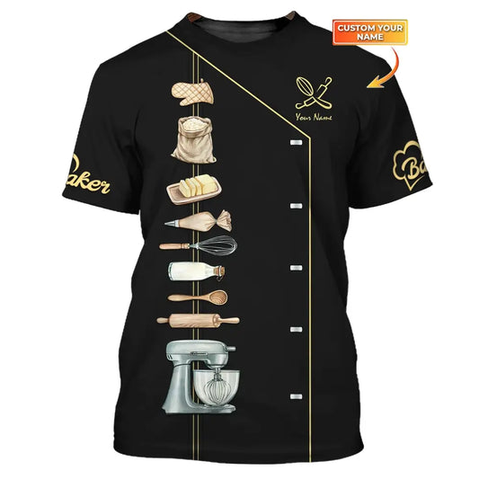 Women Shirt Baking Lover Baker Hoodie Sportwear T-Shirt / S