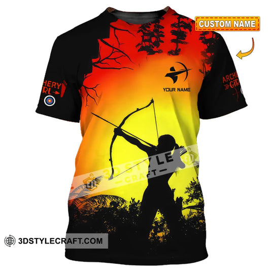 Women Shirt - Custom Archery Girl Lover, Archery Player Shirt style option 1
