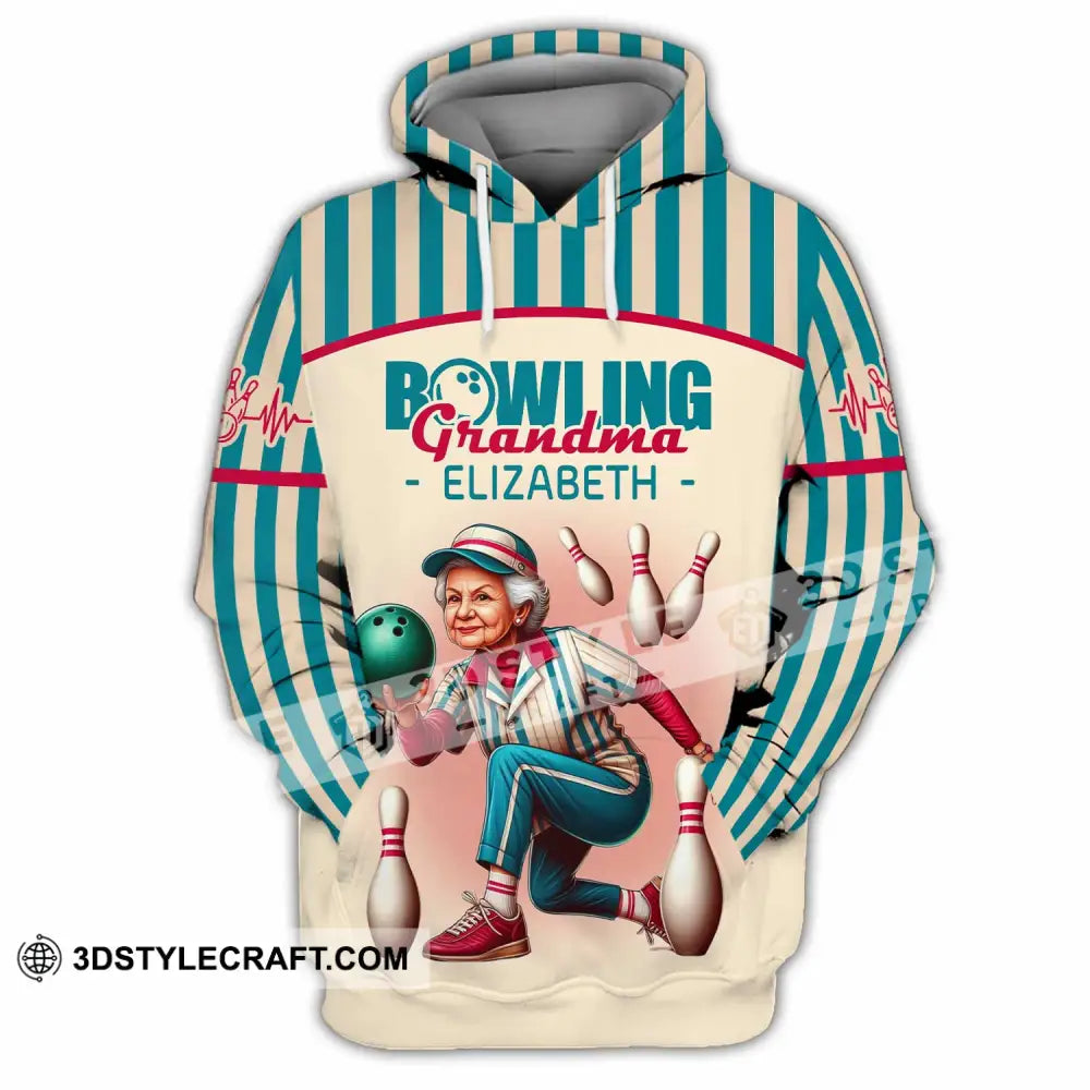 Women Shirt - Custom Bowling Grandma Shirt Hoodie / S T-shirt
