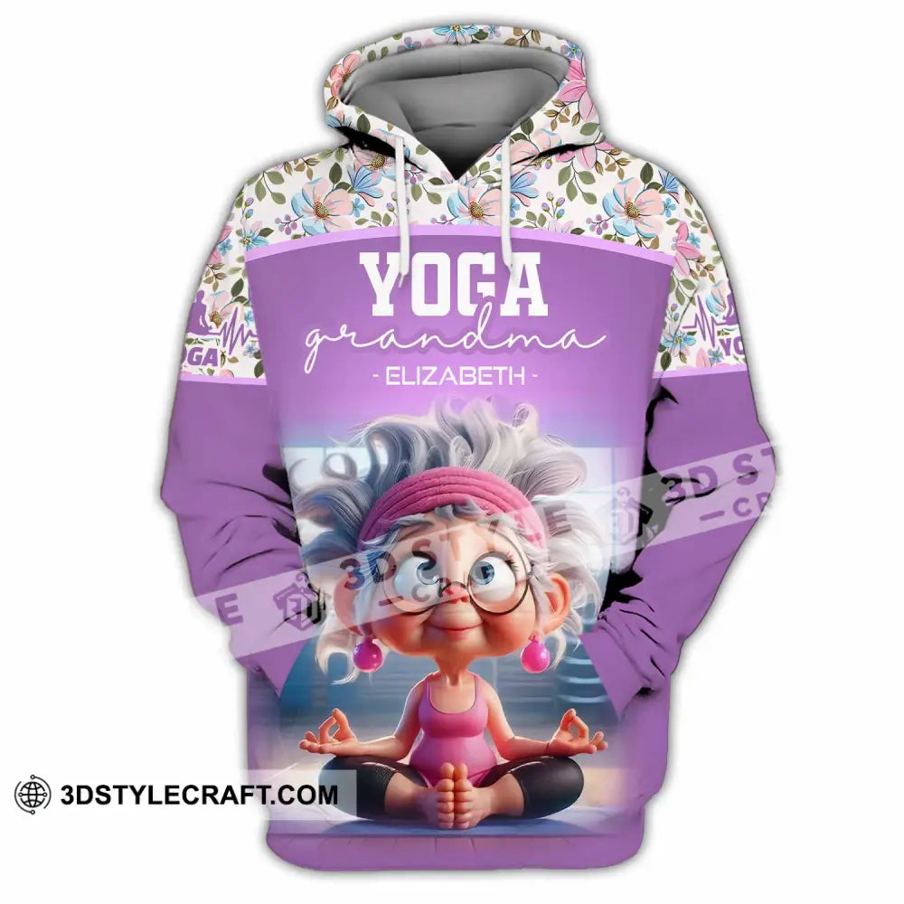 Women Shirt - Custom Chill Relax Yoga Granndma Shirt Hoodie / S T-shirt