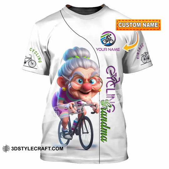Women Shirt - Custom Cycling Grandma Sports Shirt style option 1