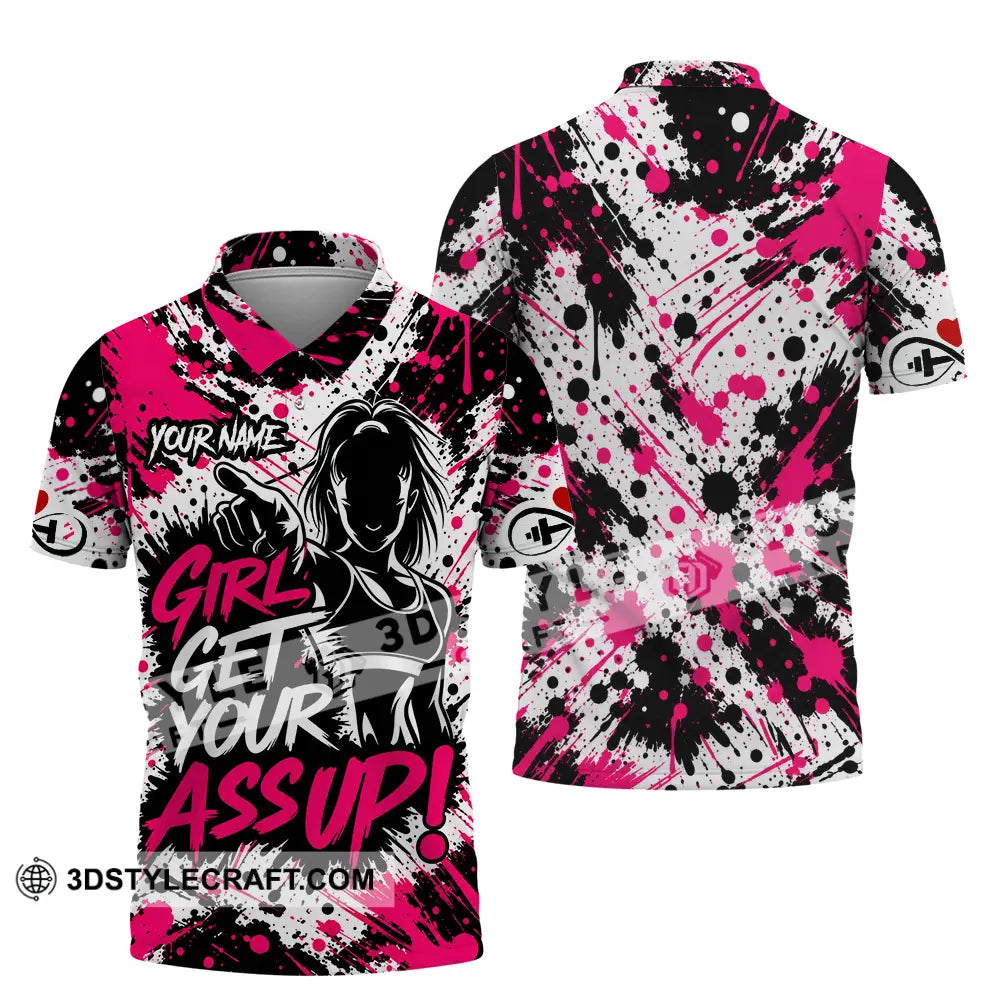 Women Shirt - Custom Girl Get Your Assup Shirt - Polo Shirt / S - T-shirt